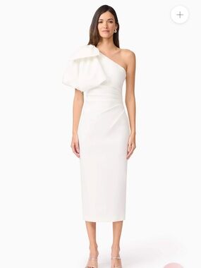 Elliatt Elysie White Midi Dress